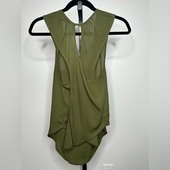 Necessary Clothing Green Cross Back Tank - Front Chest Pocket - Picture 3 of 9